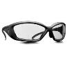 Revision Hellfly Ballistic Sunglasses (Black/Clear)